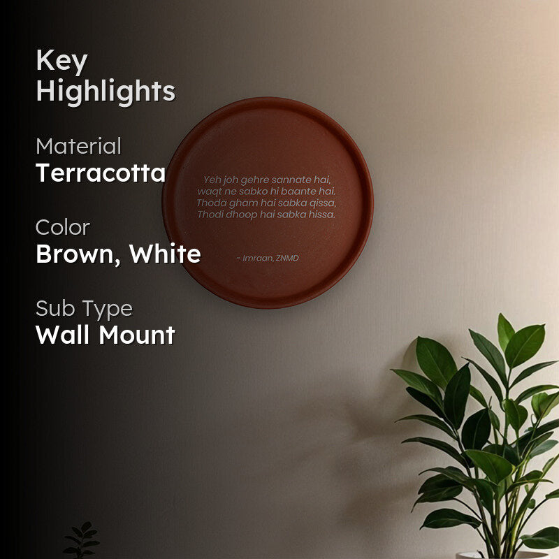 ZNMD Terracotta Wall Plate media 2