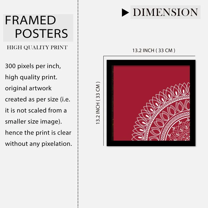 The Art of Stillness Paper Wall Painting - Set Of Four media 10