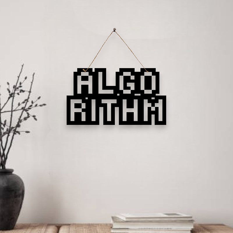Algorithm Mild Steel Wall Accent