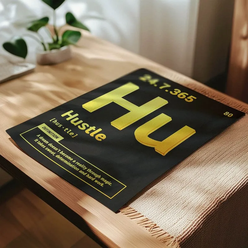 Hustle Element Wall Poster media 4
