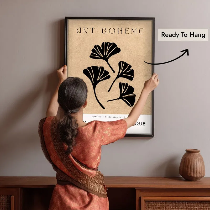 Florent Canvas Wall Painting With Black Frame media 6