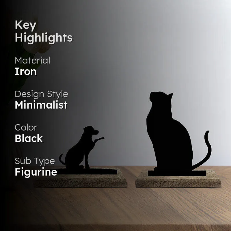 Paws and Whiskers Showpiece - Set Of Two media 2