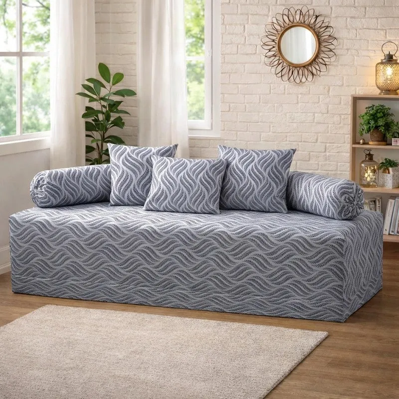 Murixa Printed Diwan Set - Six Piece Set media 1