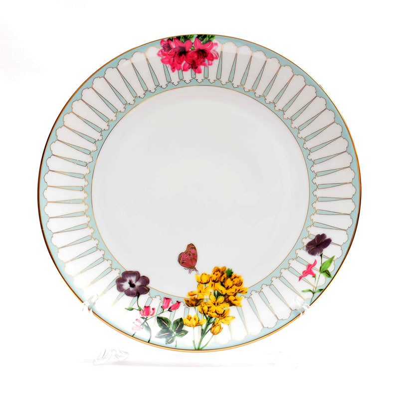 Basant 24k Gold Brushed Porcelain Dinner Set - 21 Piece Set media 5