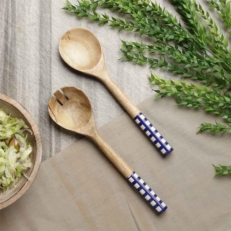 Plaid Serving Spoon - Set Of Two media 1