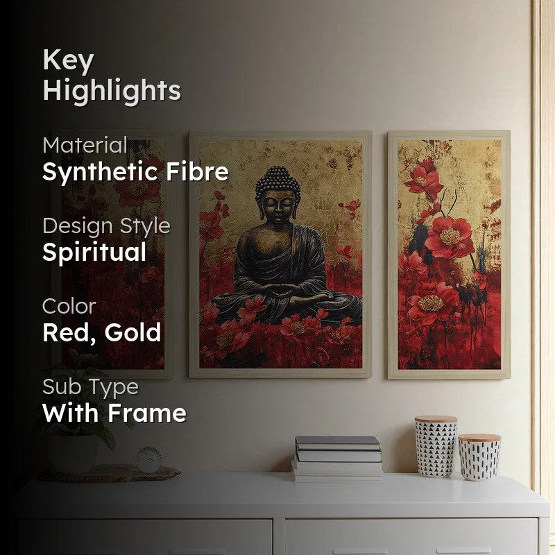 Sacred Silence Wall Art - Set of Three media 2
