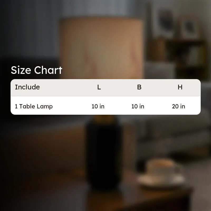 Lumero Accent Fabric Table Lamp - White media 9