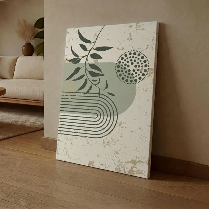 Angular Floral Canvas Wall Art media 1