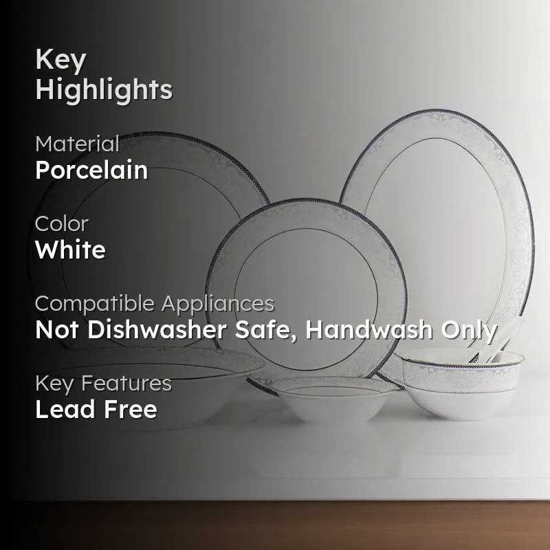 Sapphire Craze Dinner Set - 33 Piece Set media 2