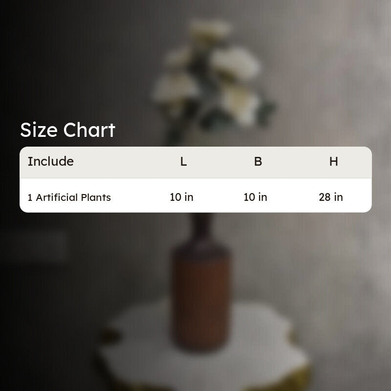 Premium Artificial Peony Flower - White media 7