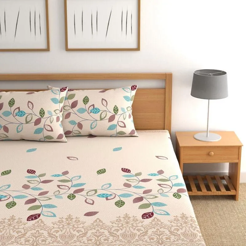 Mildred Printed Microfiber Bedsheet - 120 GSM media 3