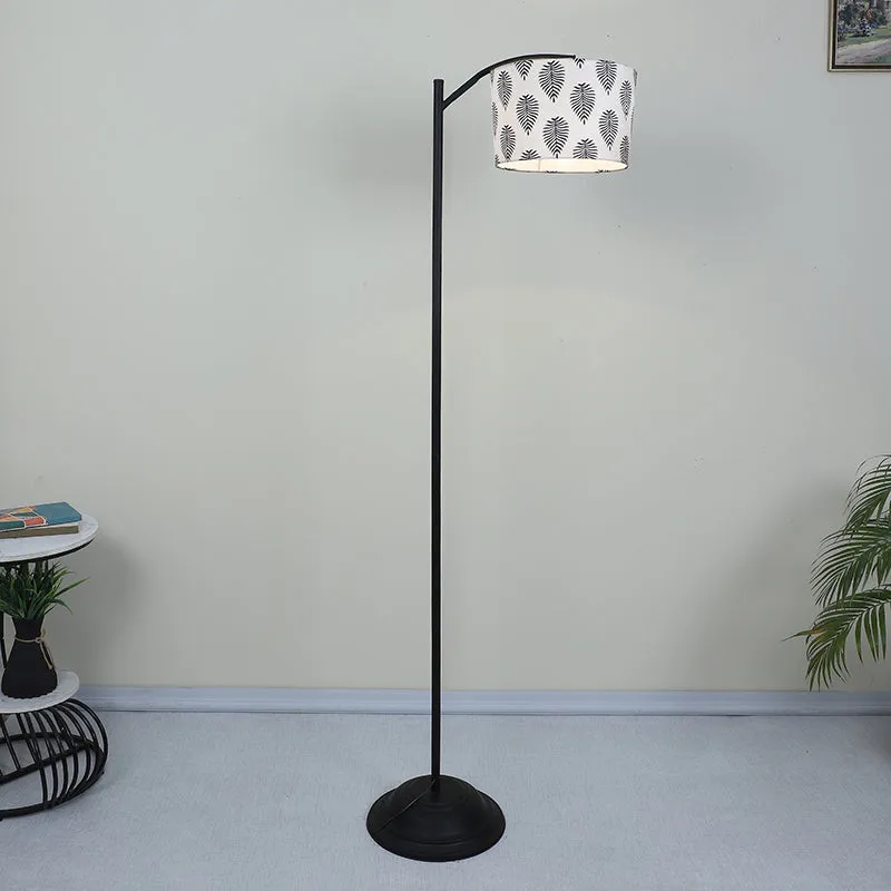 Tropica Printed Arched Iron Floor Lamp media 2