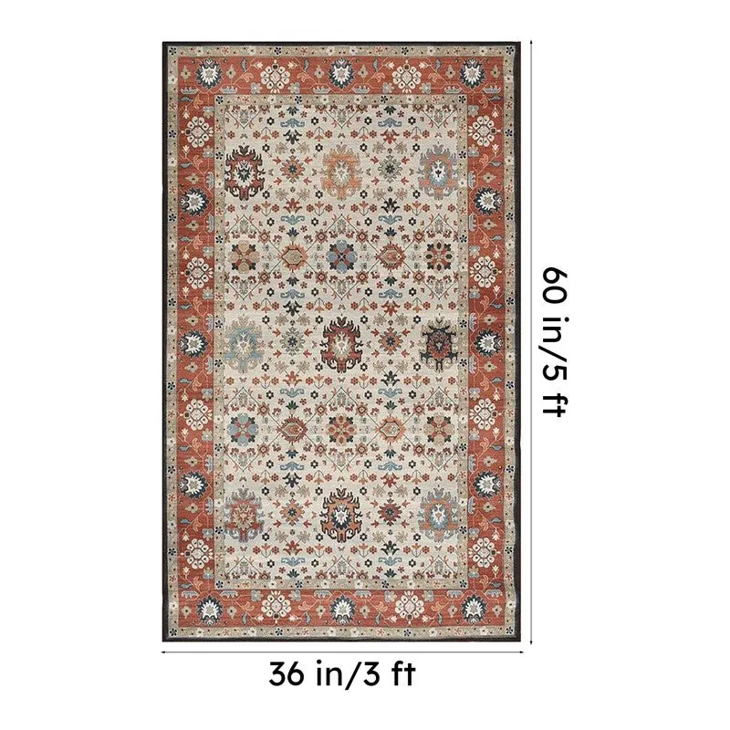 Ishtar Velvet Rectangle Anti-Skid Carpet media 8
