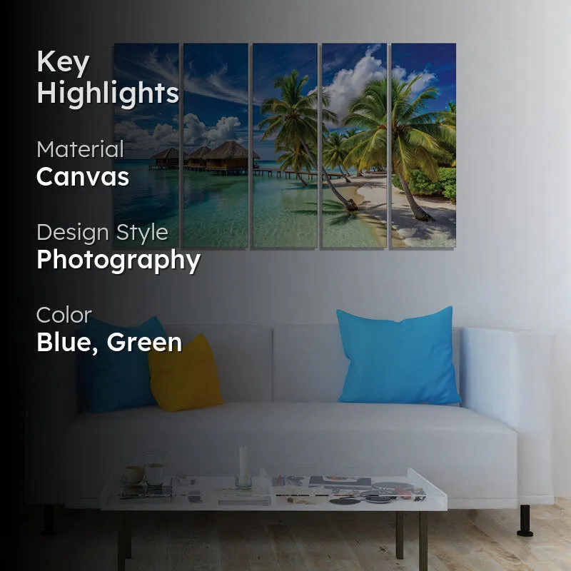Mauritius Wall Painting - Set Of Five media 2