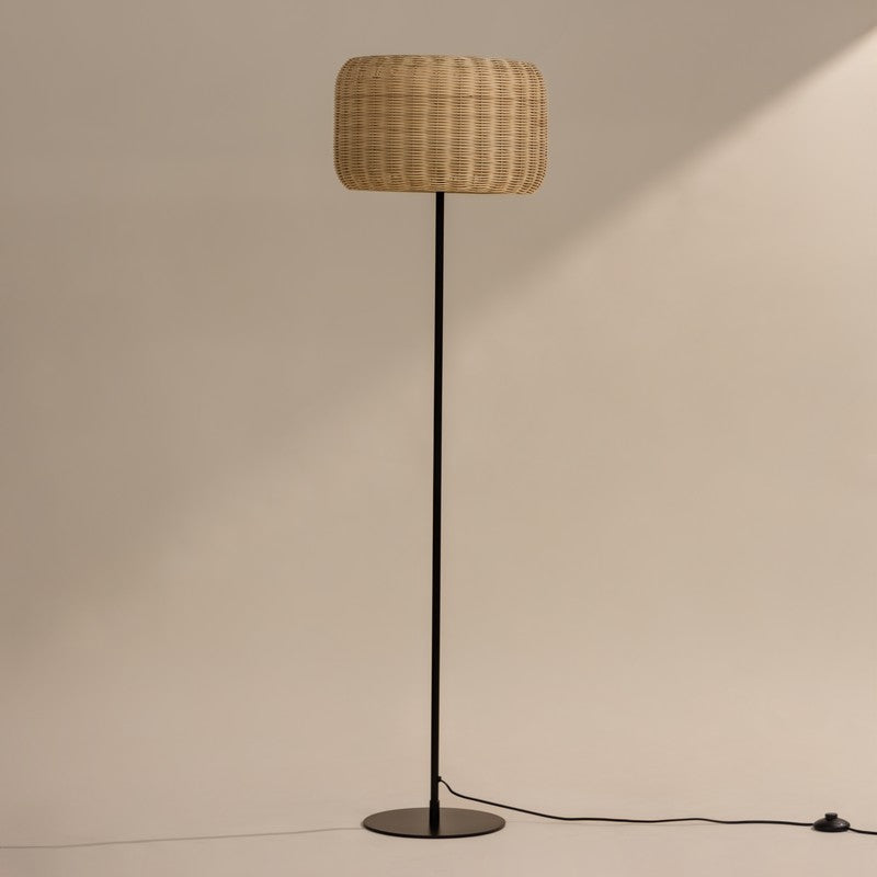 Fig Living Bird's Nest - Rattan Floor Lamp media 3