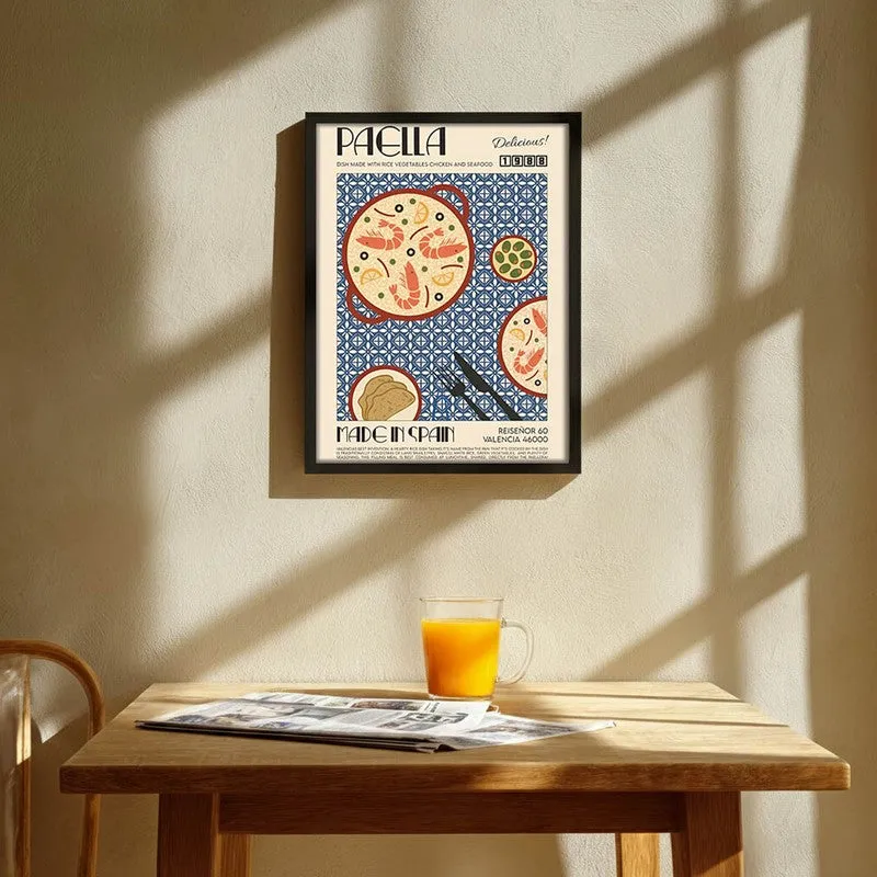 Golden Gourmet Archival Canvas Wall Art - Black media 1