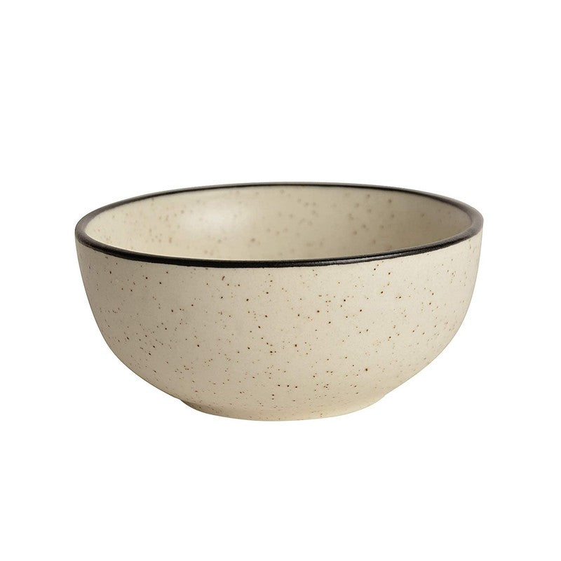 Swaad Katori Ceramic Snack Bowls (White, 120 mL Each) - Set Of Six media 5