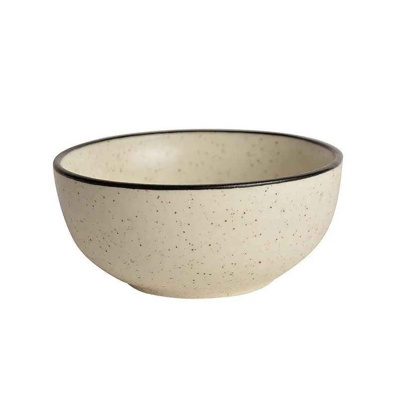 Swaad Katori Ceramic Snack Bowls (White, 120 mL Each) - Set Of Six media 5