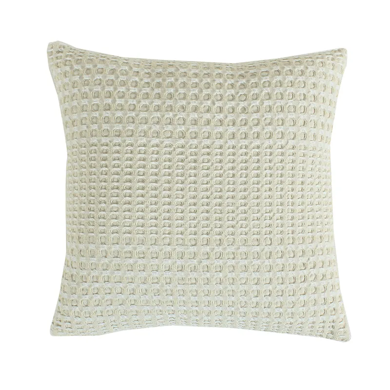 Nudo Woven Cushion Cover (White) - Set Of Two media 5