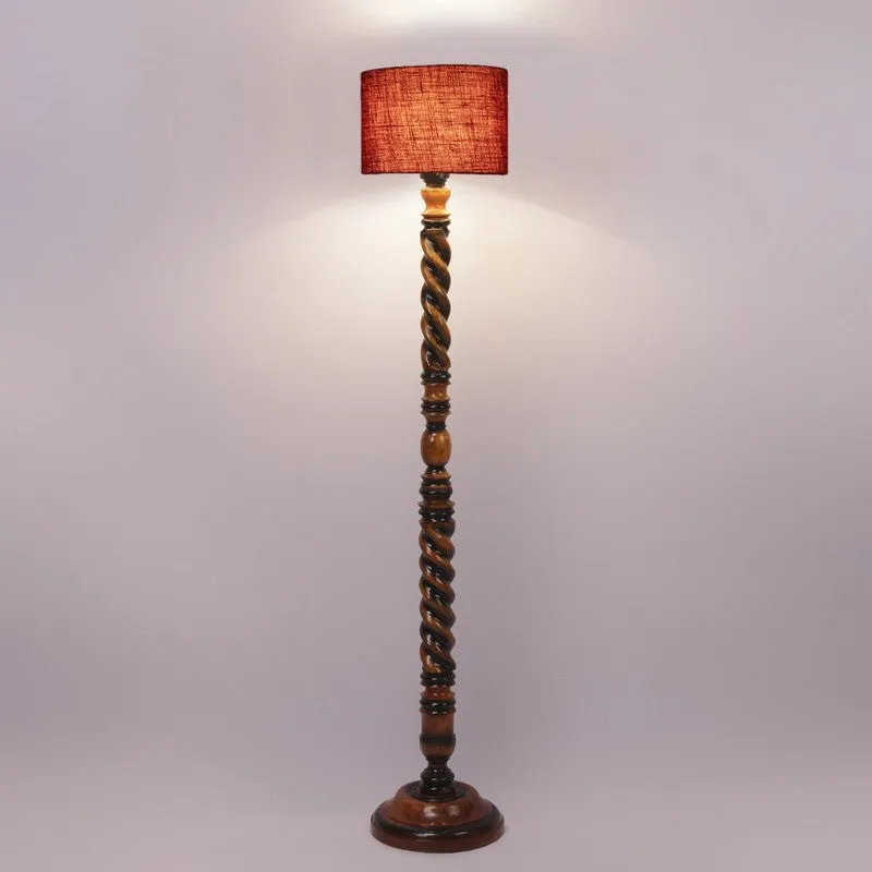 HaloCylinder Floor Lamp (Maroon) media 5