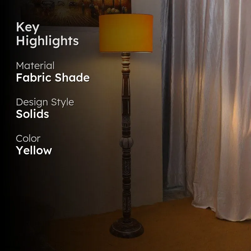 Colton Dona Floor Lamp - Canary Yellow media 2