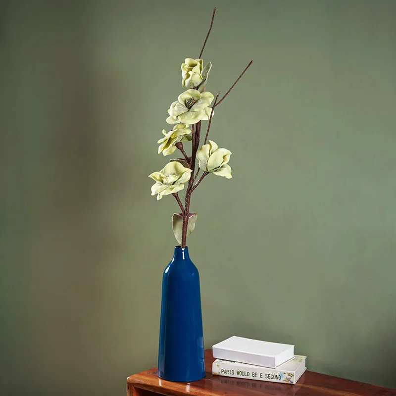 Moonkissed Magnolia Artificial Flower Without Vase - Grey media 3