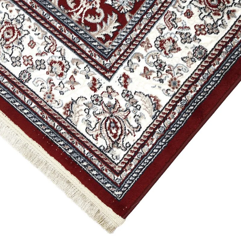Noorvan Art Silk Carpet - Red media 5