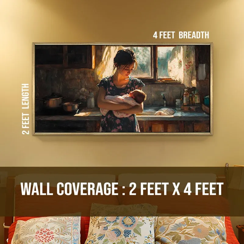 Cradelle Canvas Wall Painting With Frame media 8