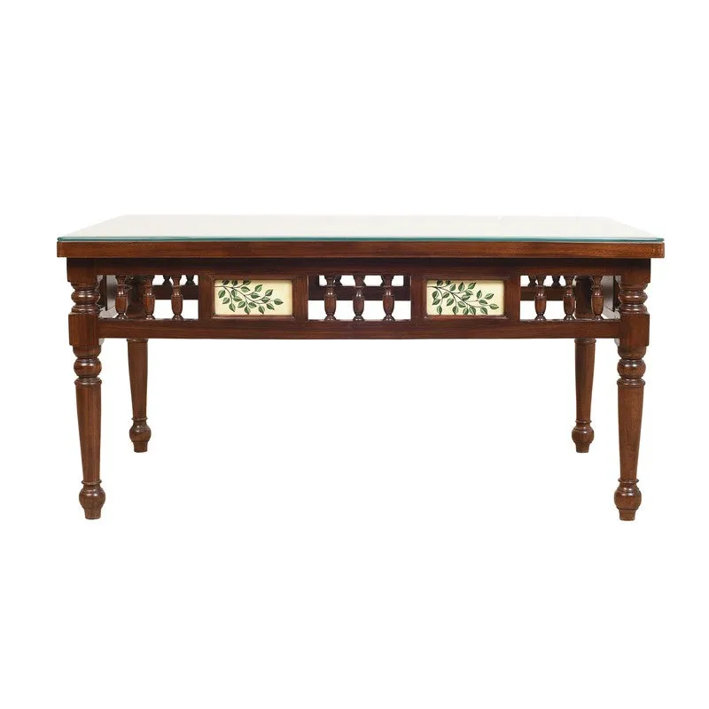 Peacock I Teak Wood Center Table media 4