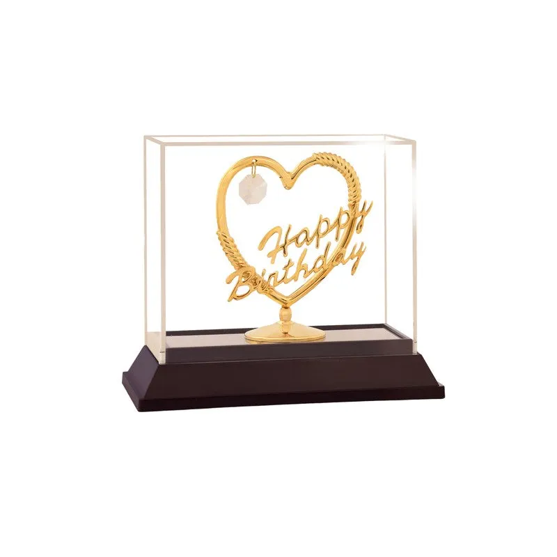 Birthday Grace 24K Gold Plated Mild Steel Showpiece media 4