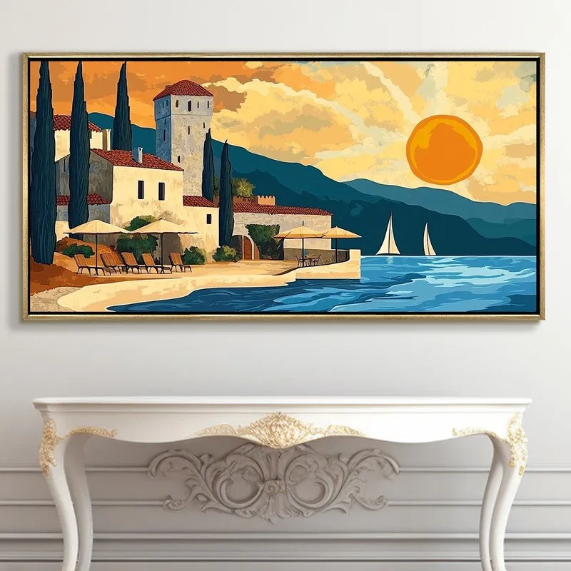 Aurelian Canvas Wall Painting With Frame media 5
