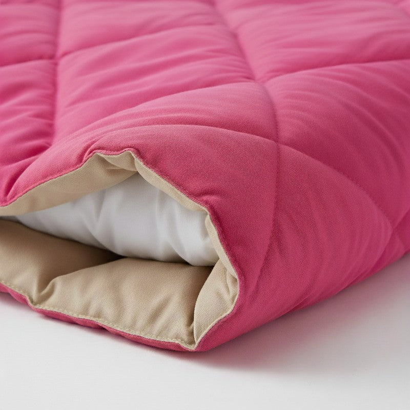 Dreamiq Reversible Comforter (Pink) - 400 GSM media 5