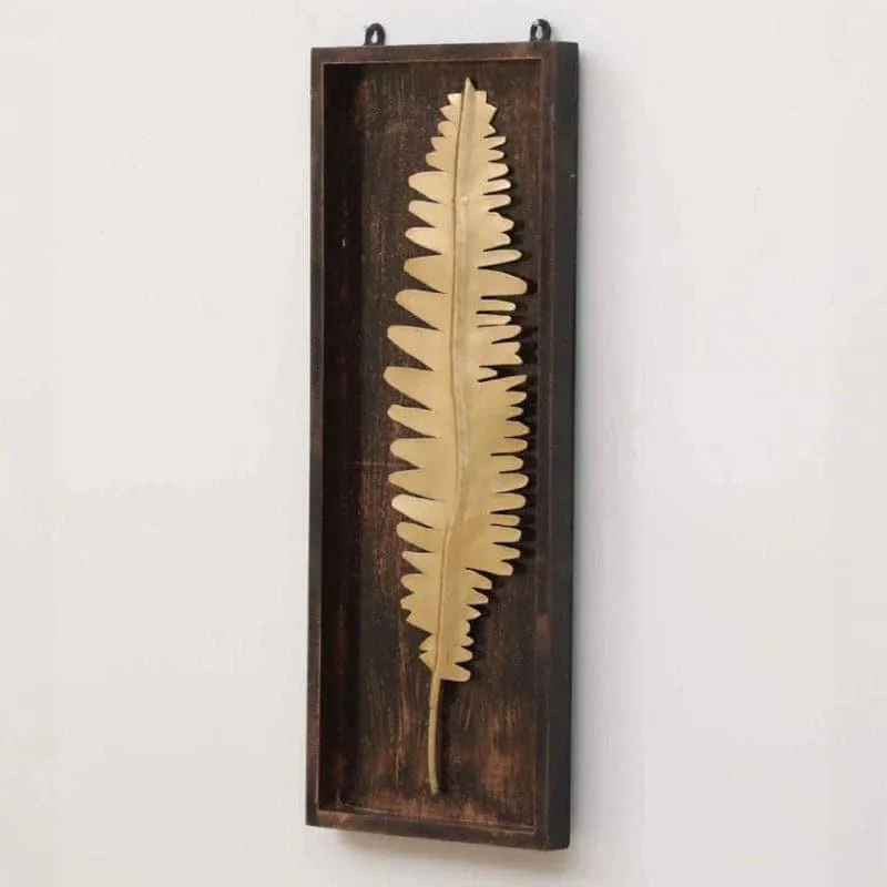 Whimsy Feather Iron & Wooden Wall Accent media 3