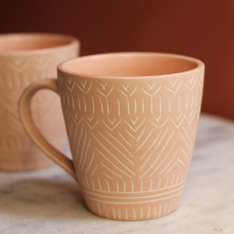 Boho Ceramic Coffee Ceramic Coffee Mug (330 mL) - 330 ML