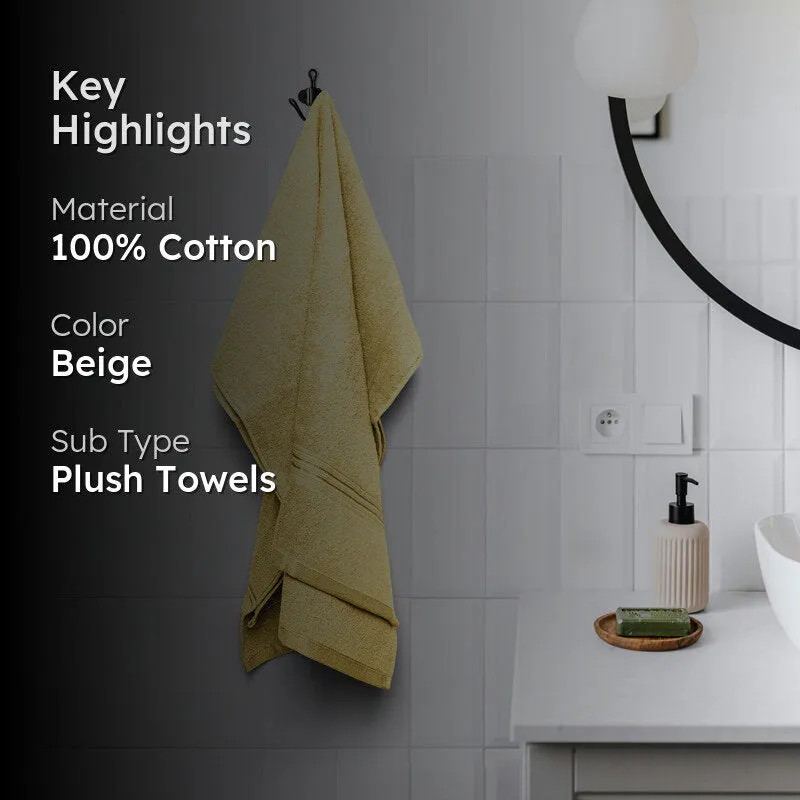 Micro Cotton LuxeDry Solid Bath Towel - Beige media 2