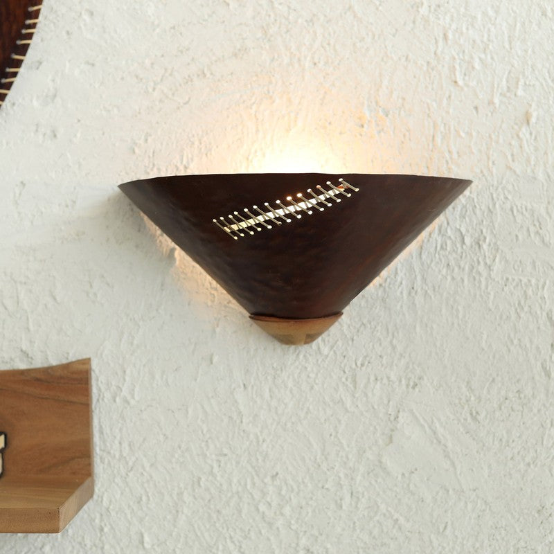 Orange Tree Fukan Mango Wood Wall Lamp