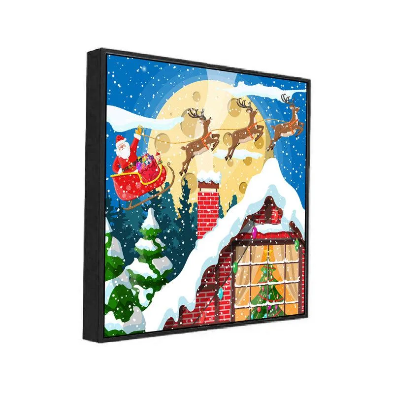 Santa Sleigh of Surprises Wall Painting media 4