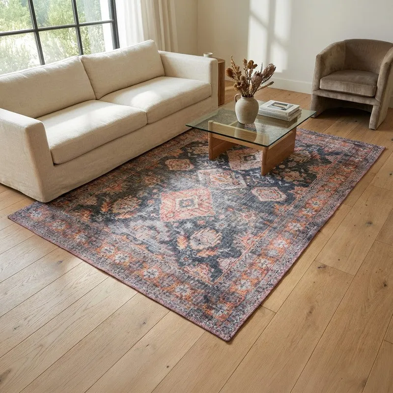 Block Geometry Cotton Hand Woven Cotton Rug media 4