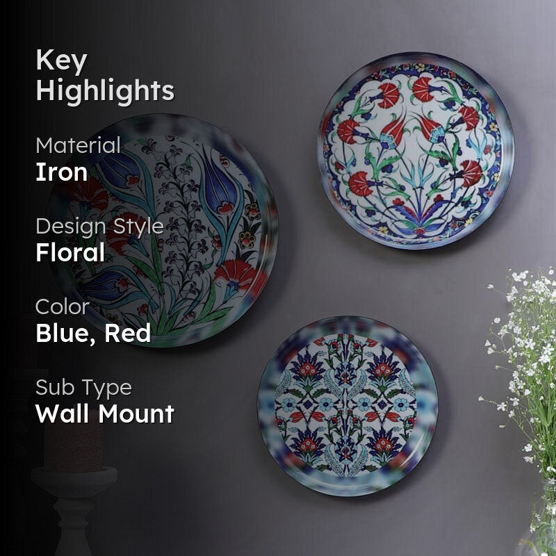 Herola Wall Plate - Set Of Three media 2
