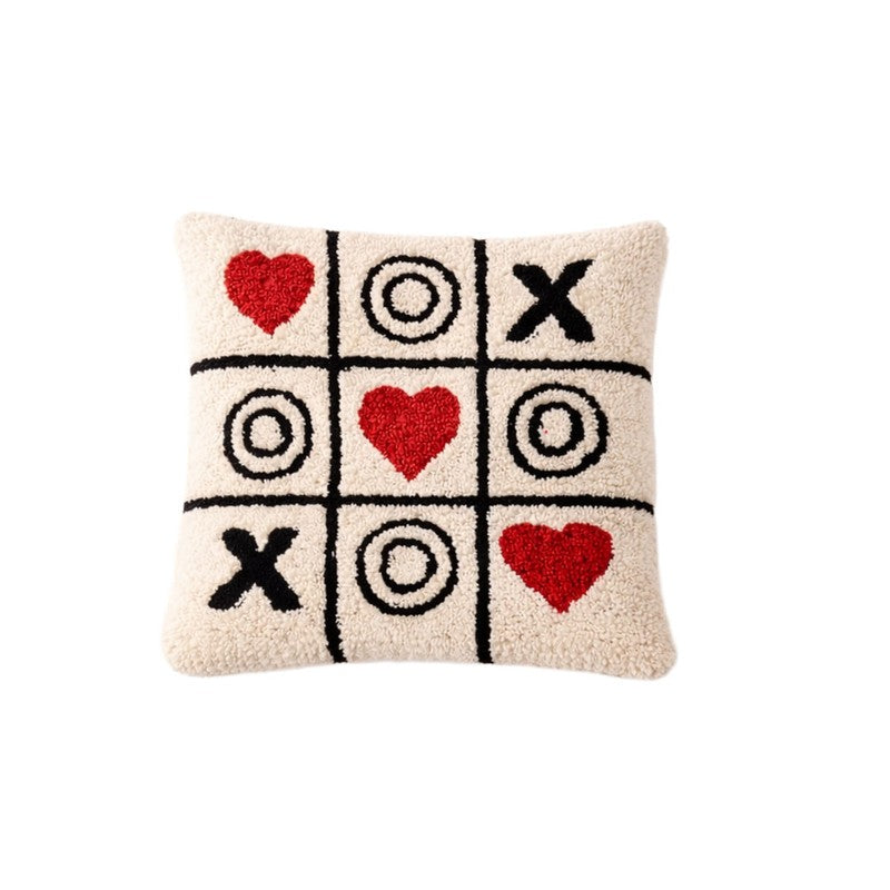 XOX Heart Hand Tufted Cushion Cover media 3