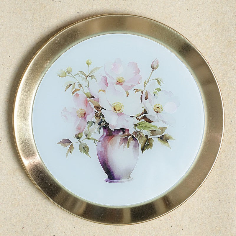 Azure Whispers Enamel Wall Plate media 3