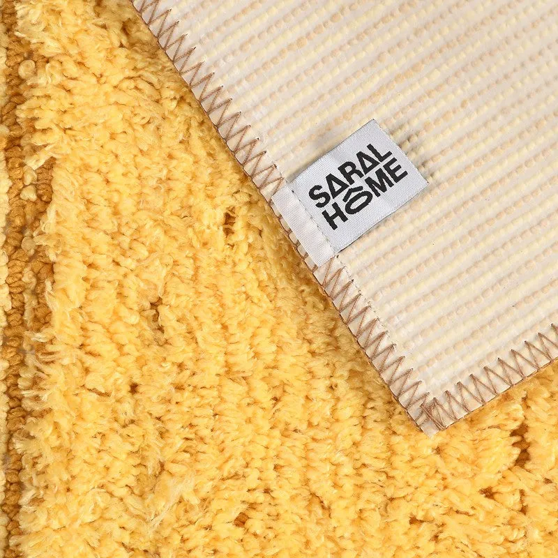 Tranquil Touch Microfiber Bath Mats (Yellow) - Set of Two media 5