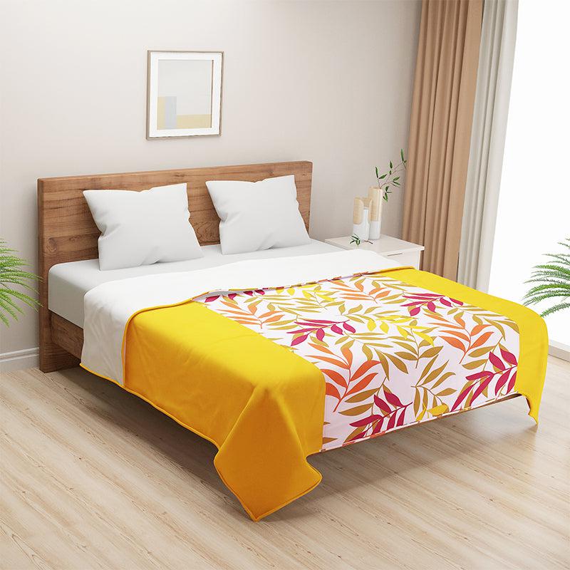 Swayam Sunshine Garden Floral Cotton Dohar - 110 GSM