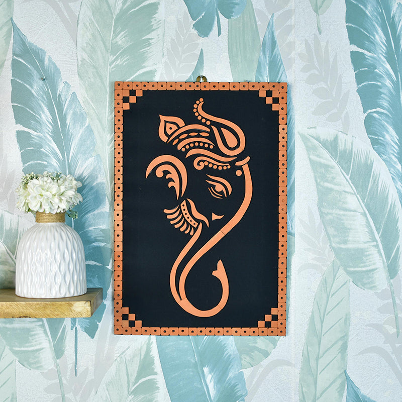 Ashtavinayak Terracotta Wall Art