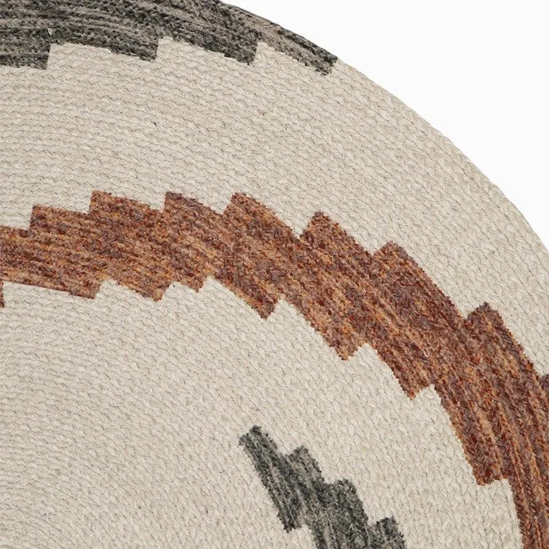 Macrova Round Cotton Rug media 5