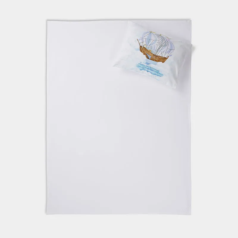 Sail Into Dreams Kids Cotton Bedsheet - 200 TC media 3
