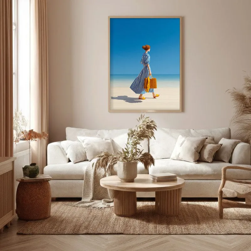Dreamlike Canvas Wall Painting - Brown Frame media 5