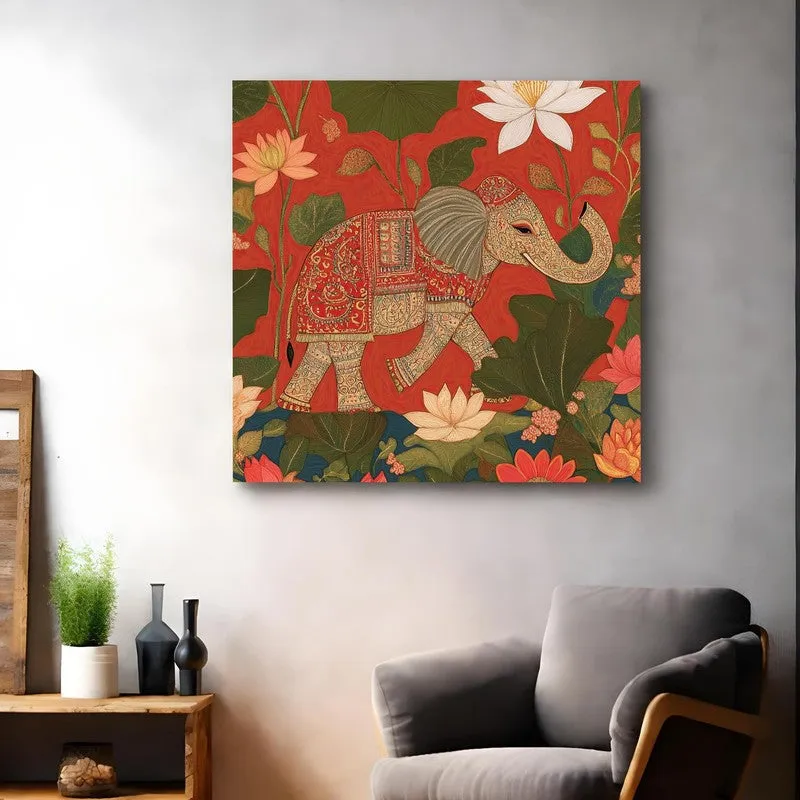 Cultural Gajraj Canvas Wall Art media 8