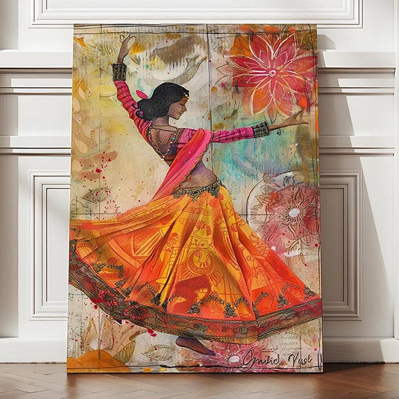 Garba Grace Canvas Traditional Wall Art media 5