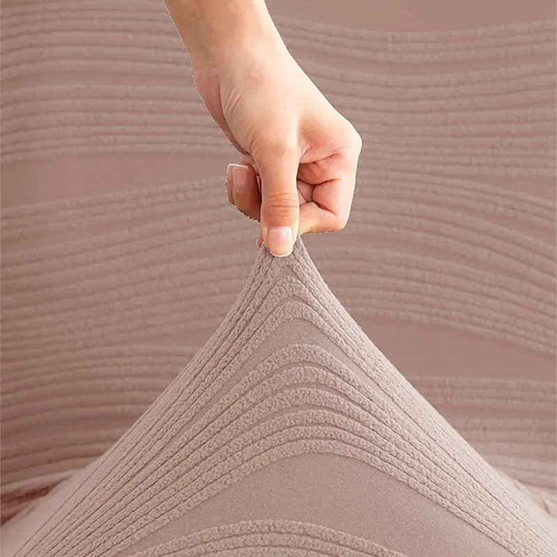 Wrapiq Solid Chair Cover (Dusty Pink) - Set Of Four media 4